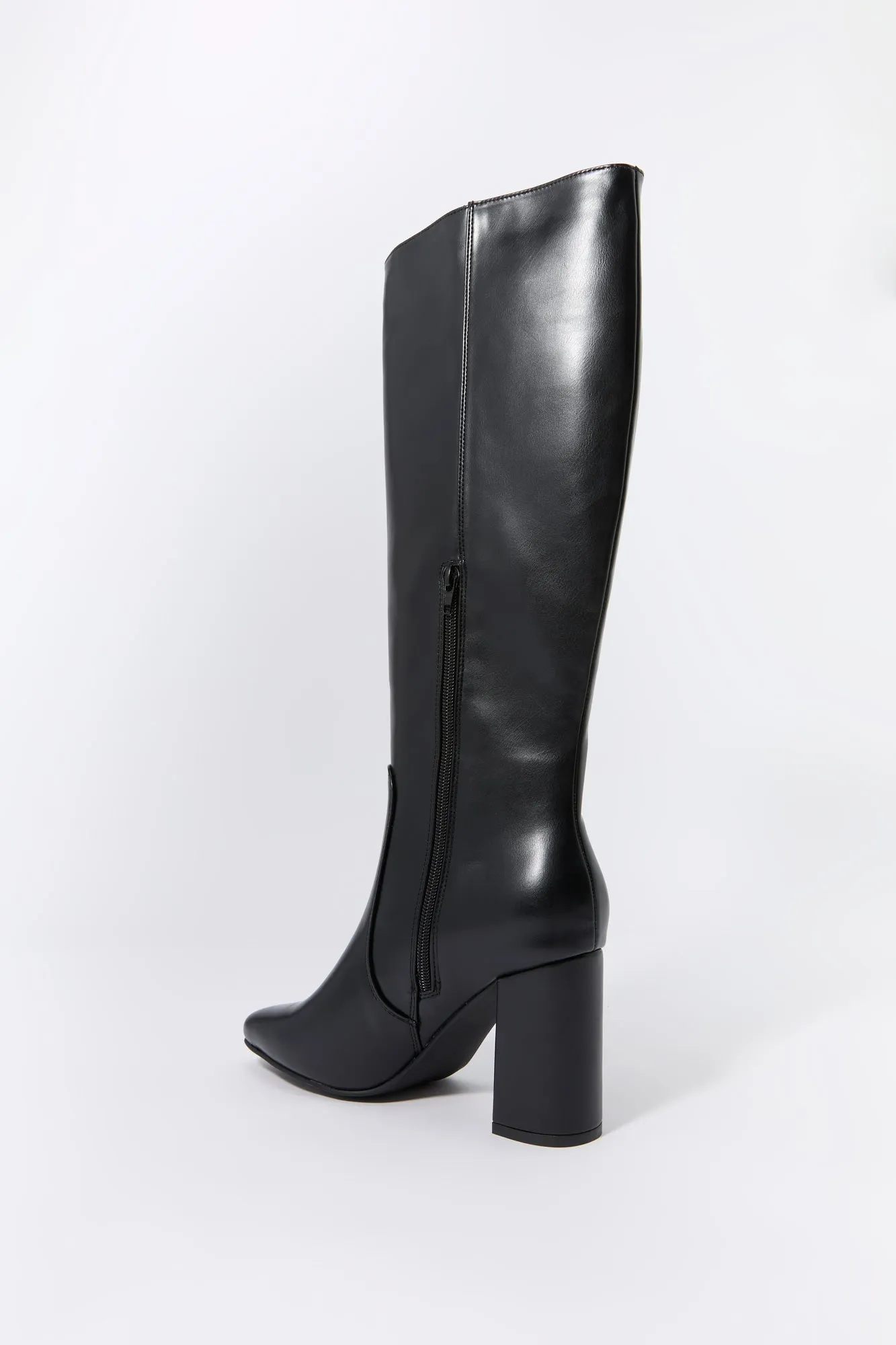 Knee High Square Toe Boots sold by Urban Planet product image thumbnail 4