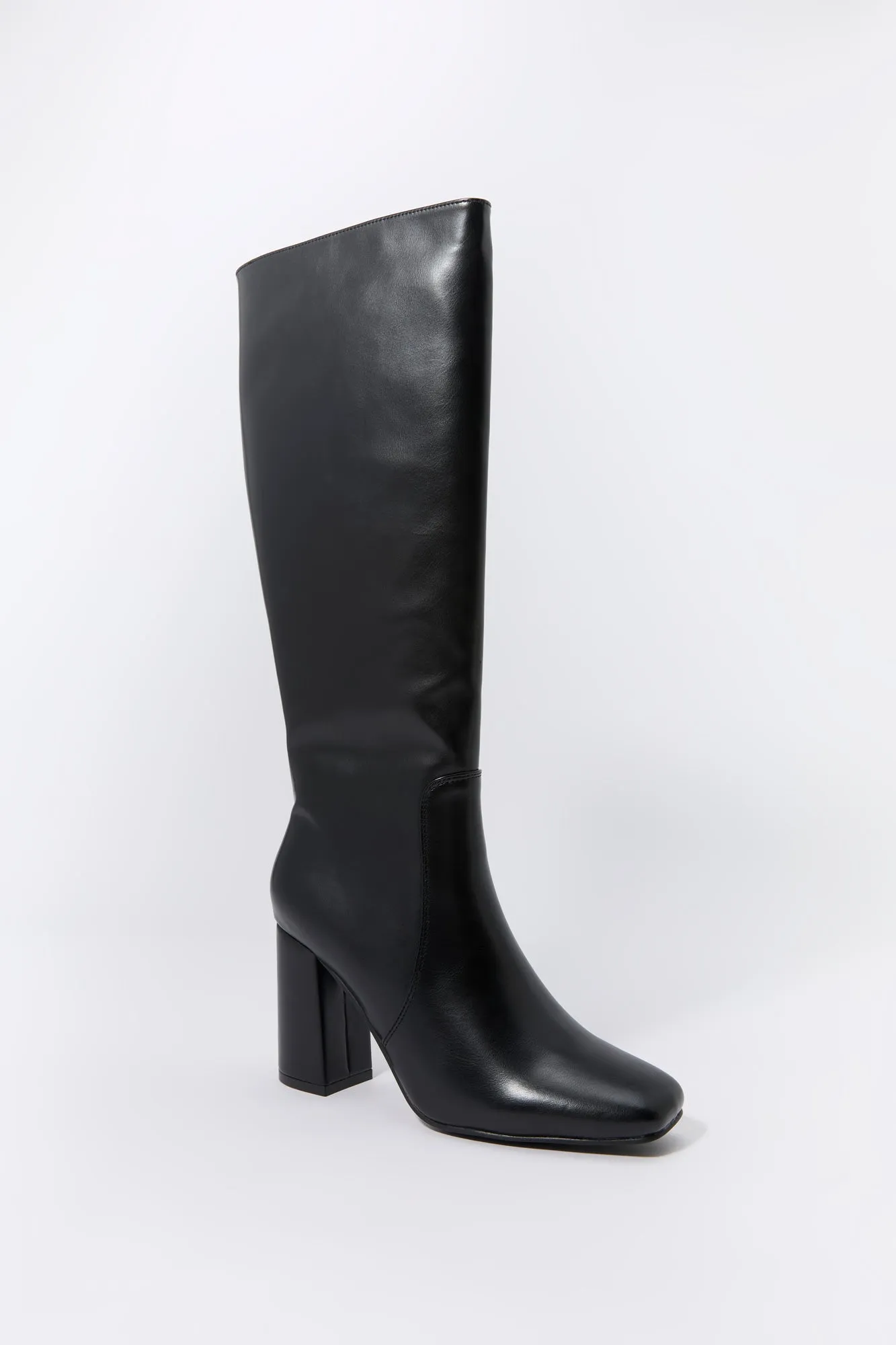 Knee High Square Toe Boots sold by Urban Planet product image thumbnail 3