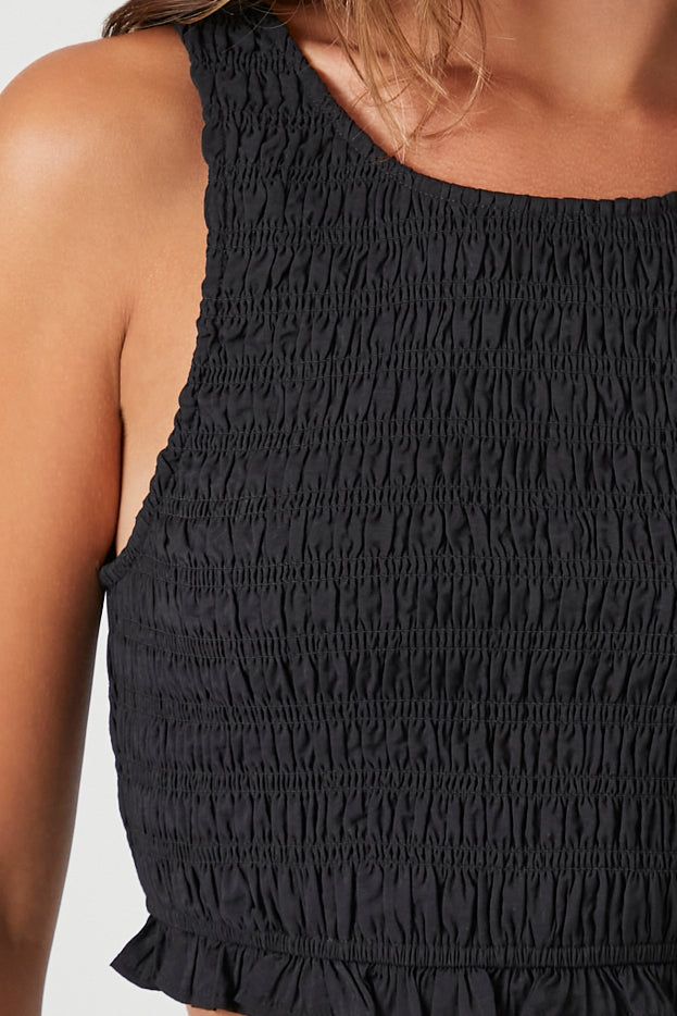 Smocked Crop Top sold by Urban Planet product image thumbnail 5