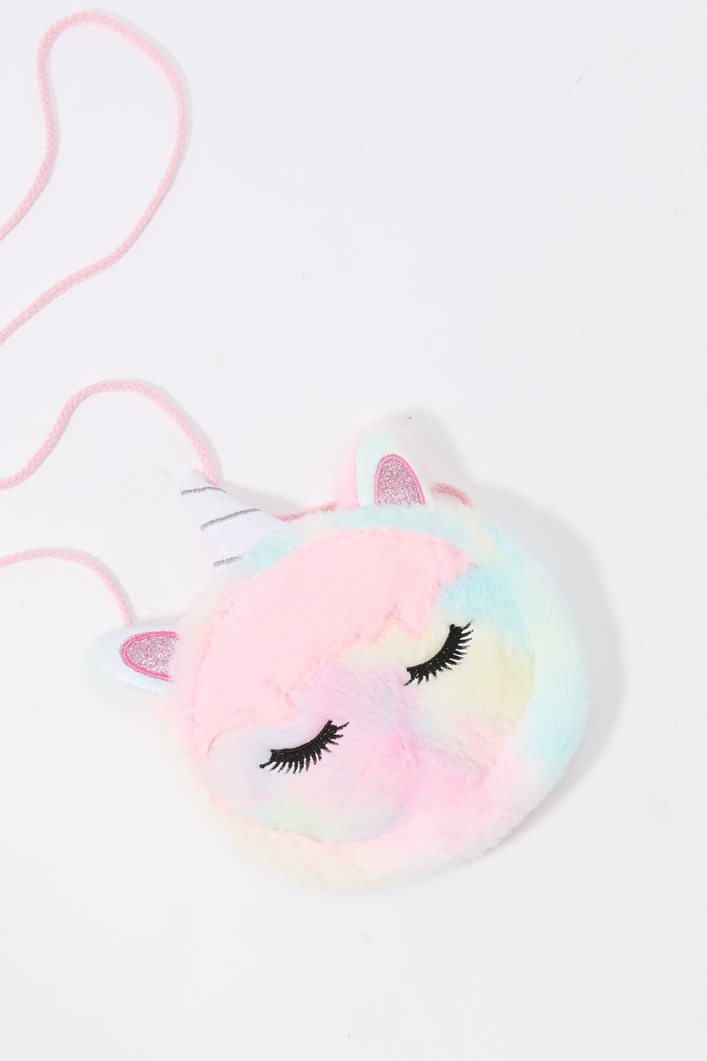 Girls Plush Unicorn Crossbody Purse sold by Urban Planet product image thumbnail 3