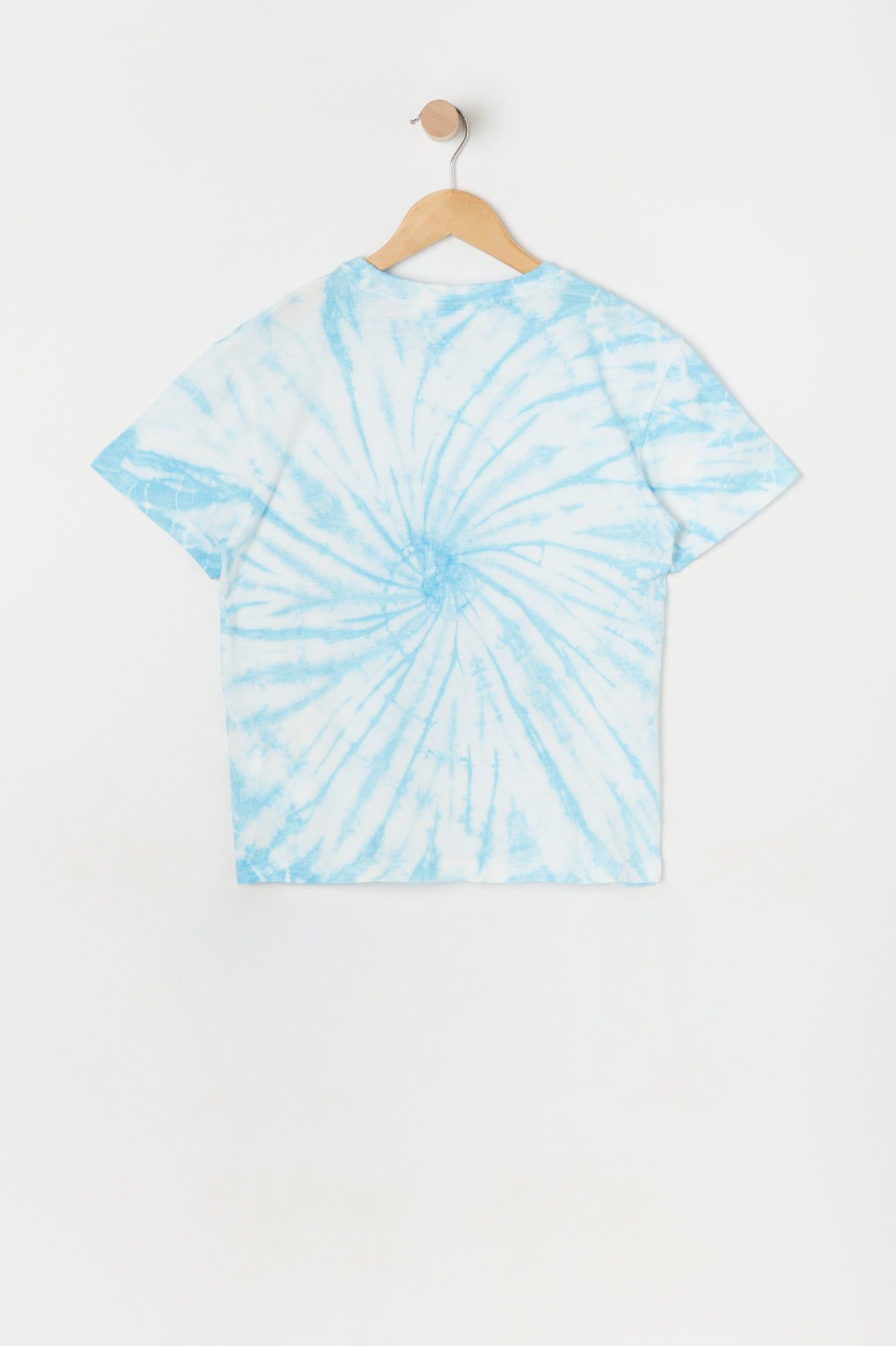 Girls Oversized Blue Tie-Dye T-Shirt sold by Urban Planet product image thumbnail 2