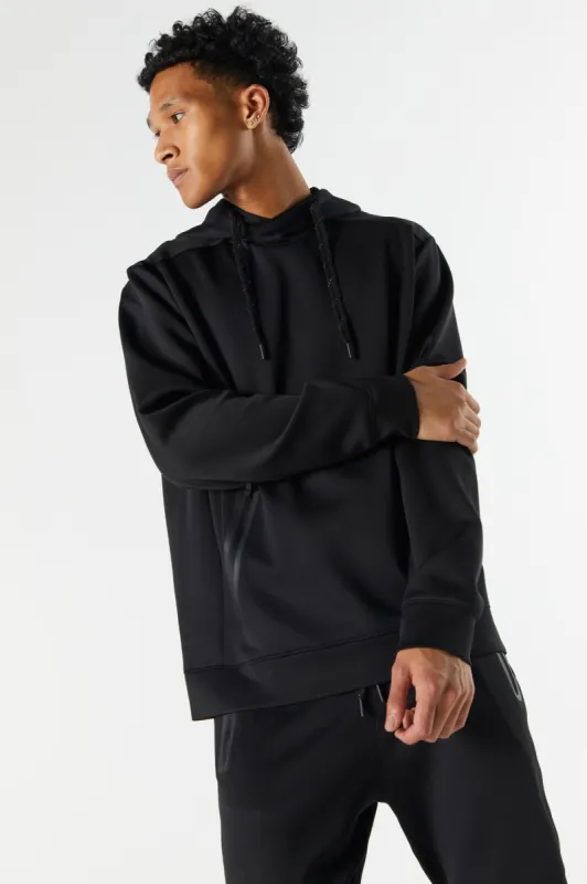 Soft Tech Fleece Zip Pocket Hoodie sold by Urban Planet