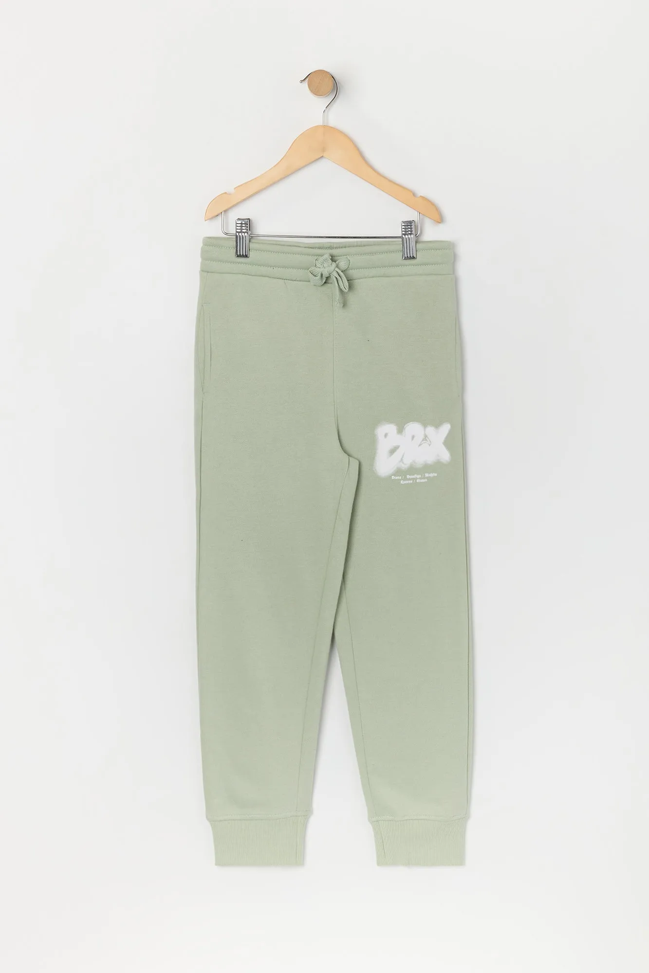 Boys Bronx Graphic Fleece Jogger sold by Urban Planet
