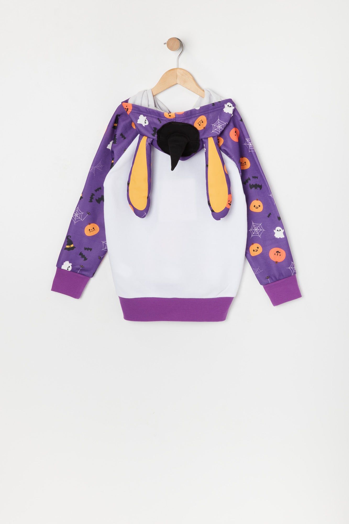 Haut à capuchon d'Halloween à imprimé Lapin sorcier pour fille sold by Urban Planet product image thumbnail 3