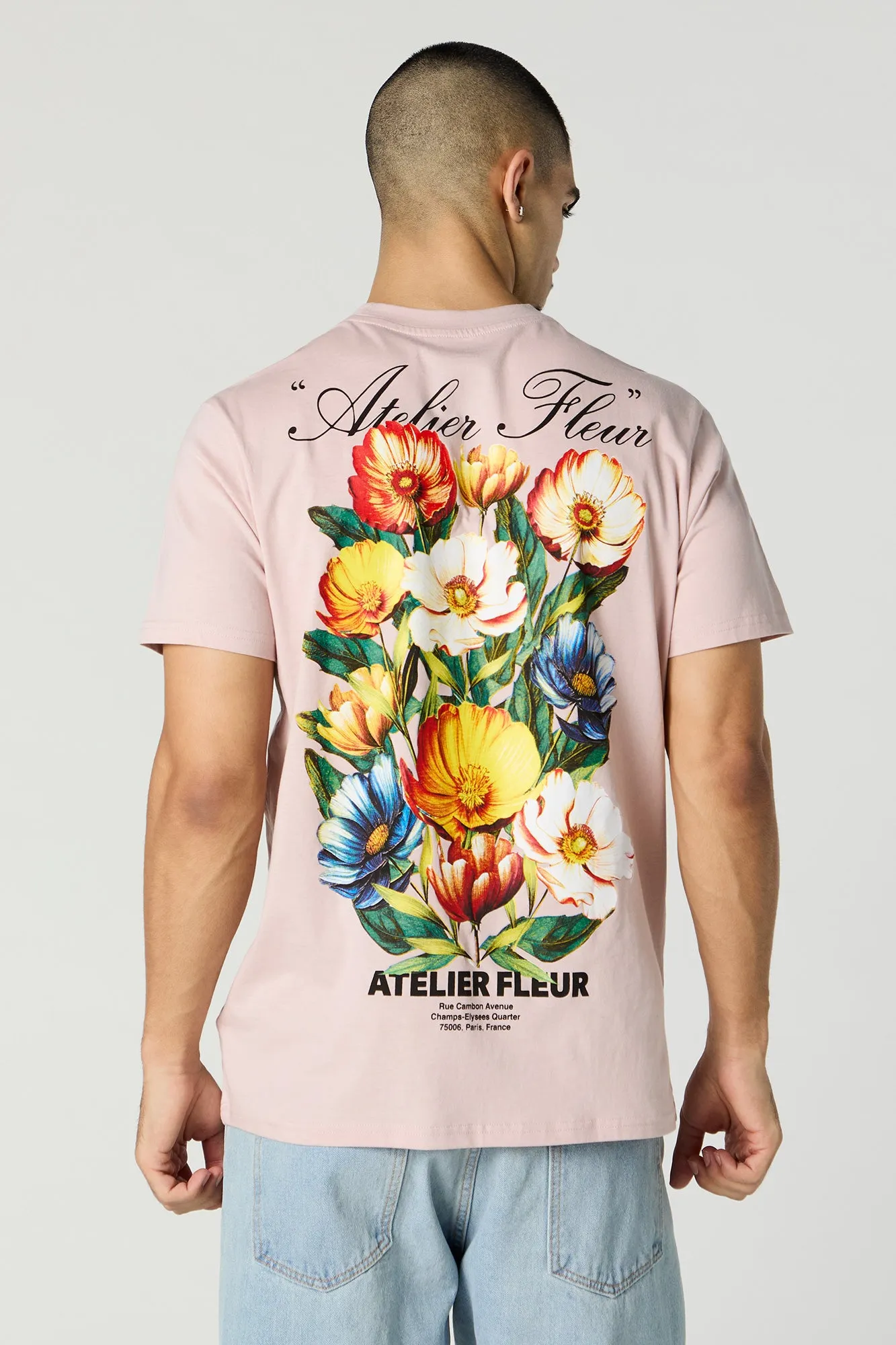 Atelier Fleur Graphic T-Shirt sold by Urban Planet product image thumbnail 4