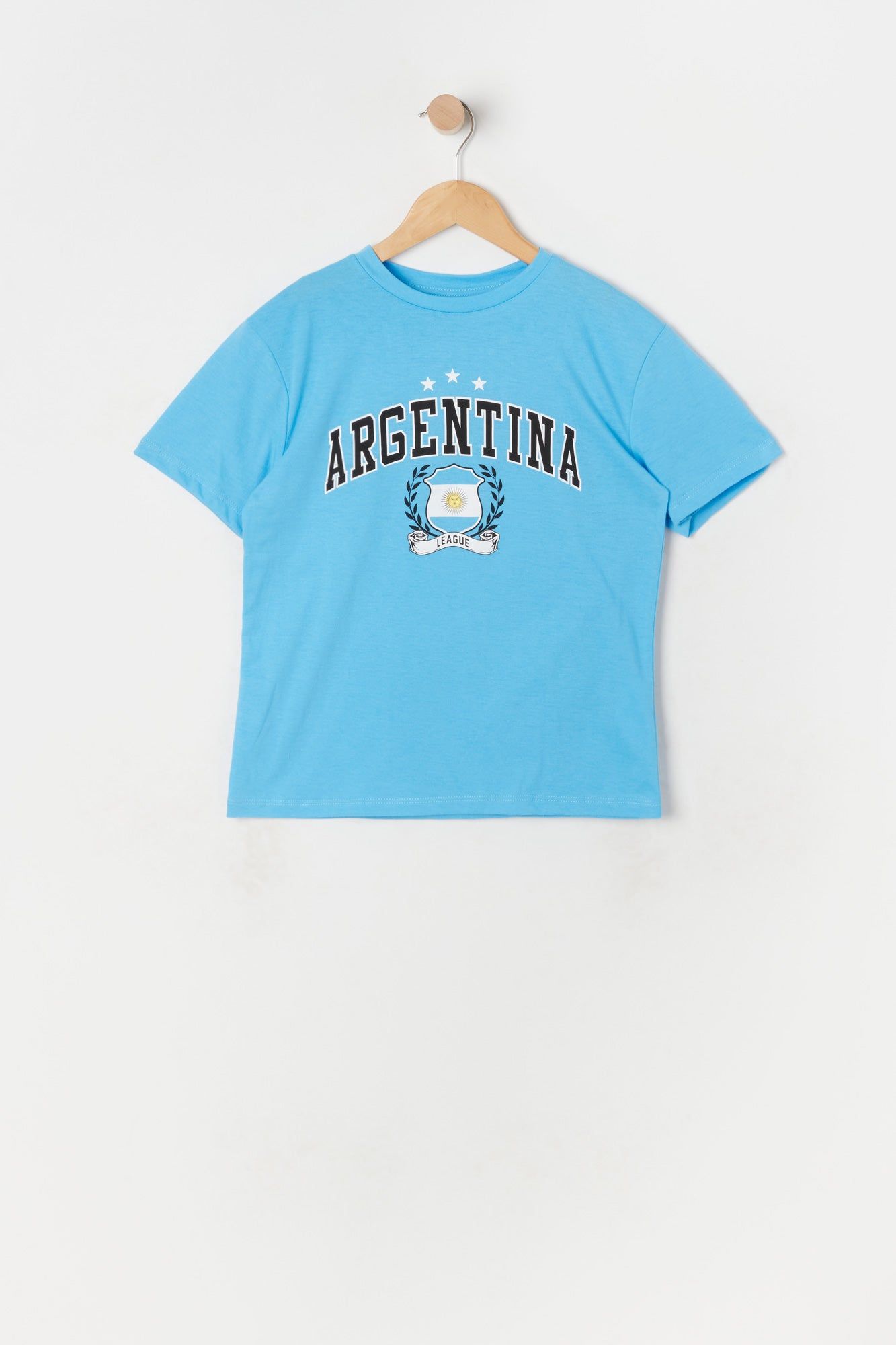 Girls Argentina Graphic World Cup Boyfriend T-Shirt sold by Urban Planet
