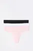 Seamless Ribbed Thong Panty (3 Pack) sold by Urban Planet