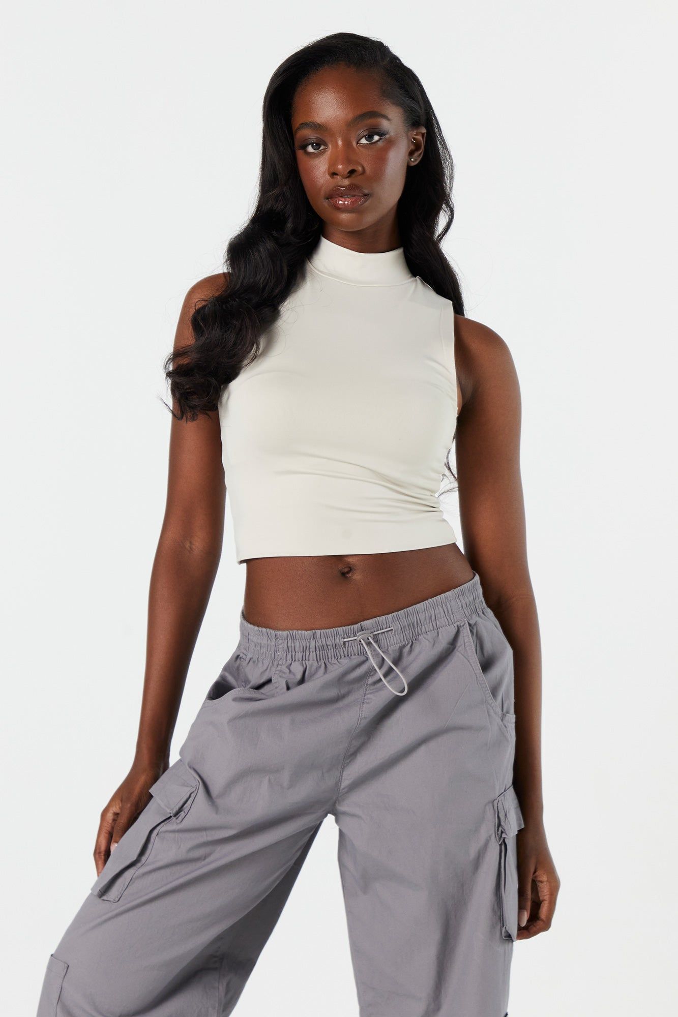 Contour Mock Neck Tank sold by Urban Planet product image thumbnail 10