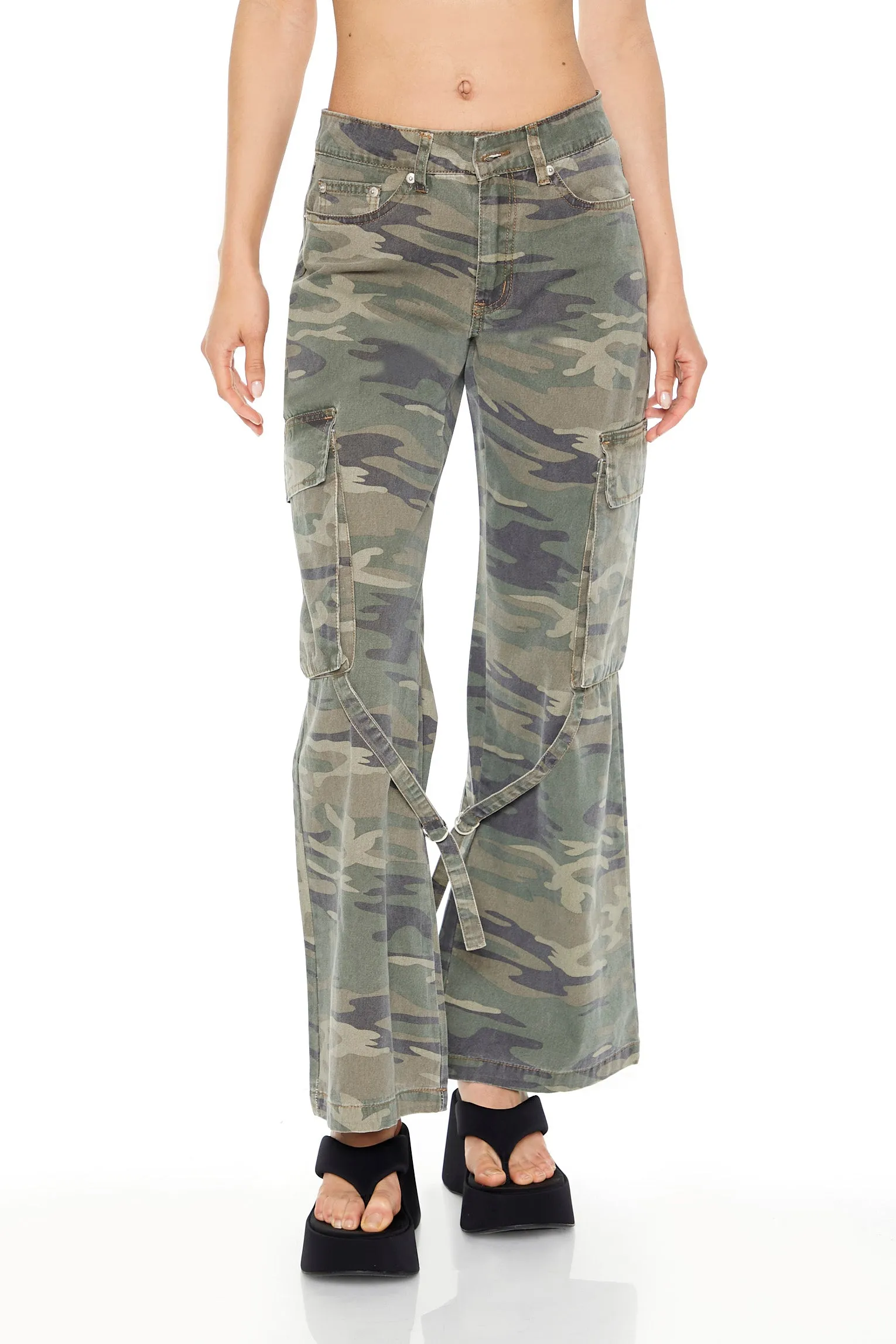 Camo Print Utility Cargo Pant sold by Urban Planet product image thumbnail 3