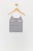 Camisole côtelée rayée sans couture pour fille sold by Urban Planet