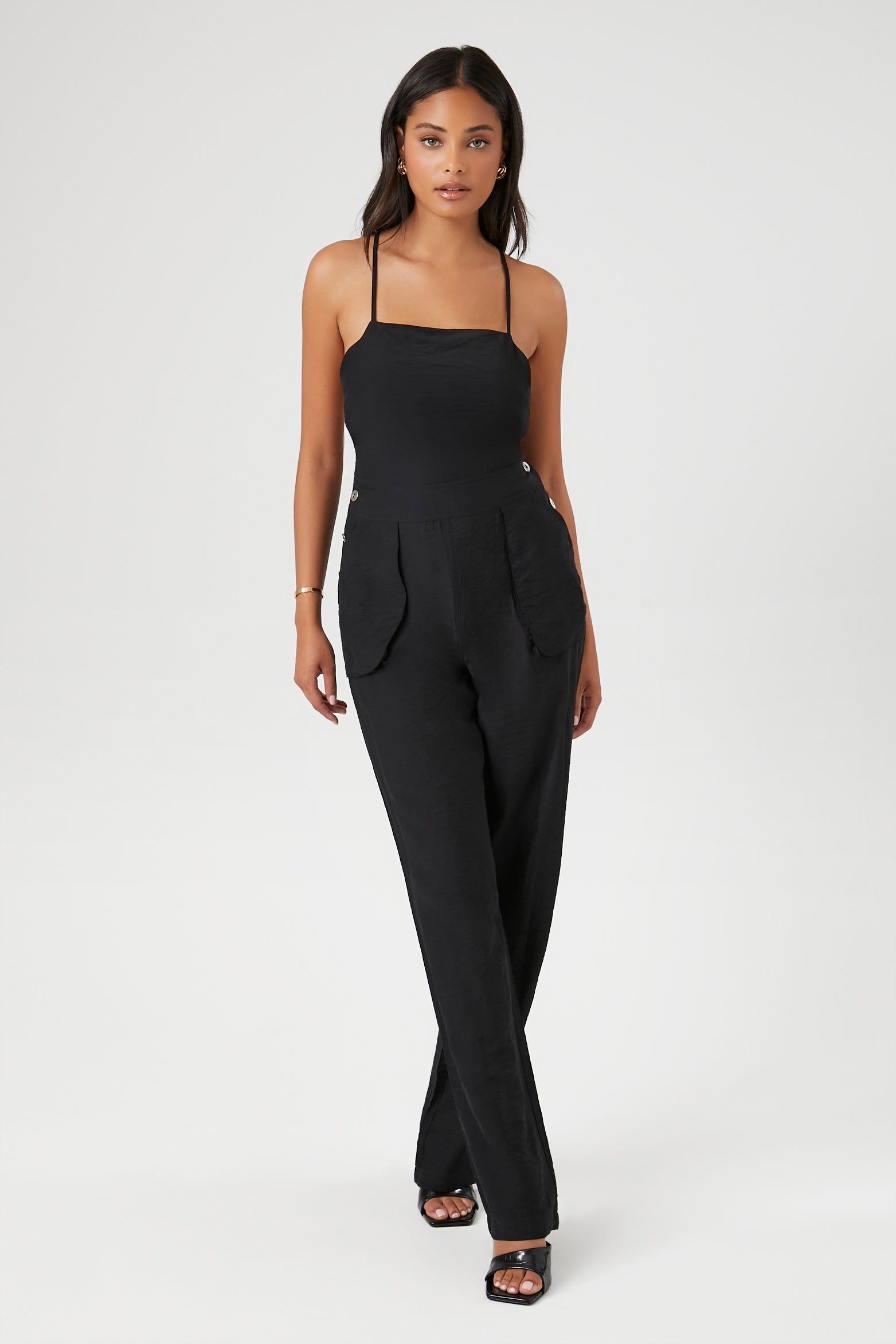 Straight Leg Jumpsuit sold by Urban Planet