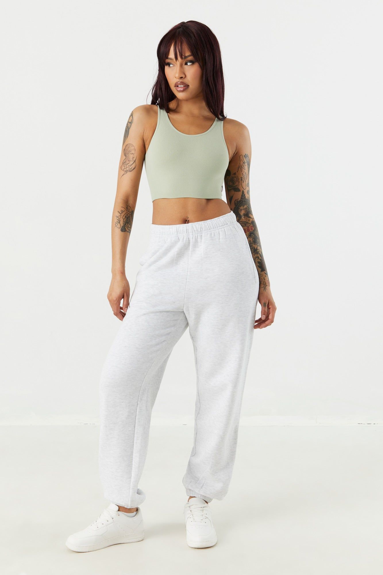 Bralette côtelée sans couture à encolure arrondie sold by Urban Planet product image thumbnail 15