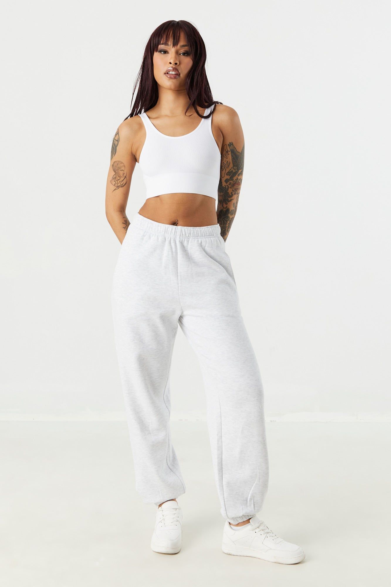 Bralette côtelée sans couture à encolure arrondie sold by Urban Planet product image thumbnail 9