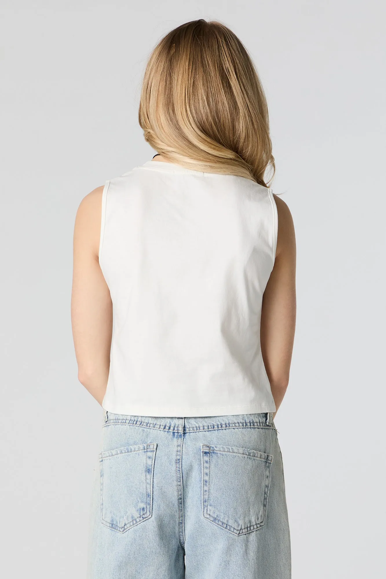 Vintage Co Graphic Cropped Tank sold by Urban Planet product image thumbnail 2