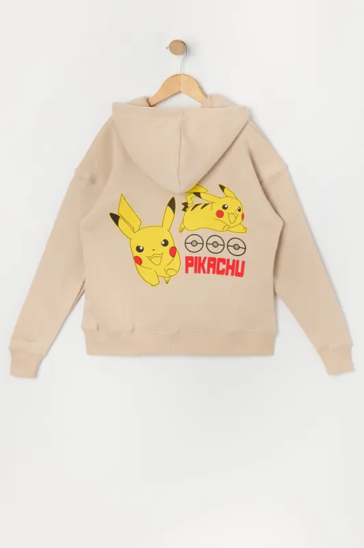 Boys Pikachu Graphic Fleece Hoodie sold by Urban Planet