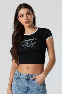 Fearless Graphic Cinched Baby T-Shirt sold by Urban Planet