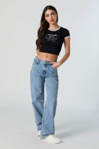 Fearless Graphic Cinched Baby T-Shirt sold by Urban Planet