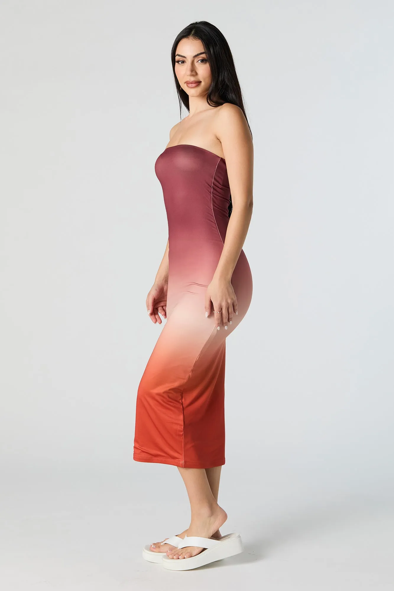Contour Tube Bodycon Midi Dress sold by Urban Planet product image thumbnail 5