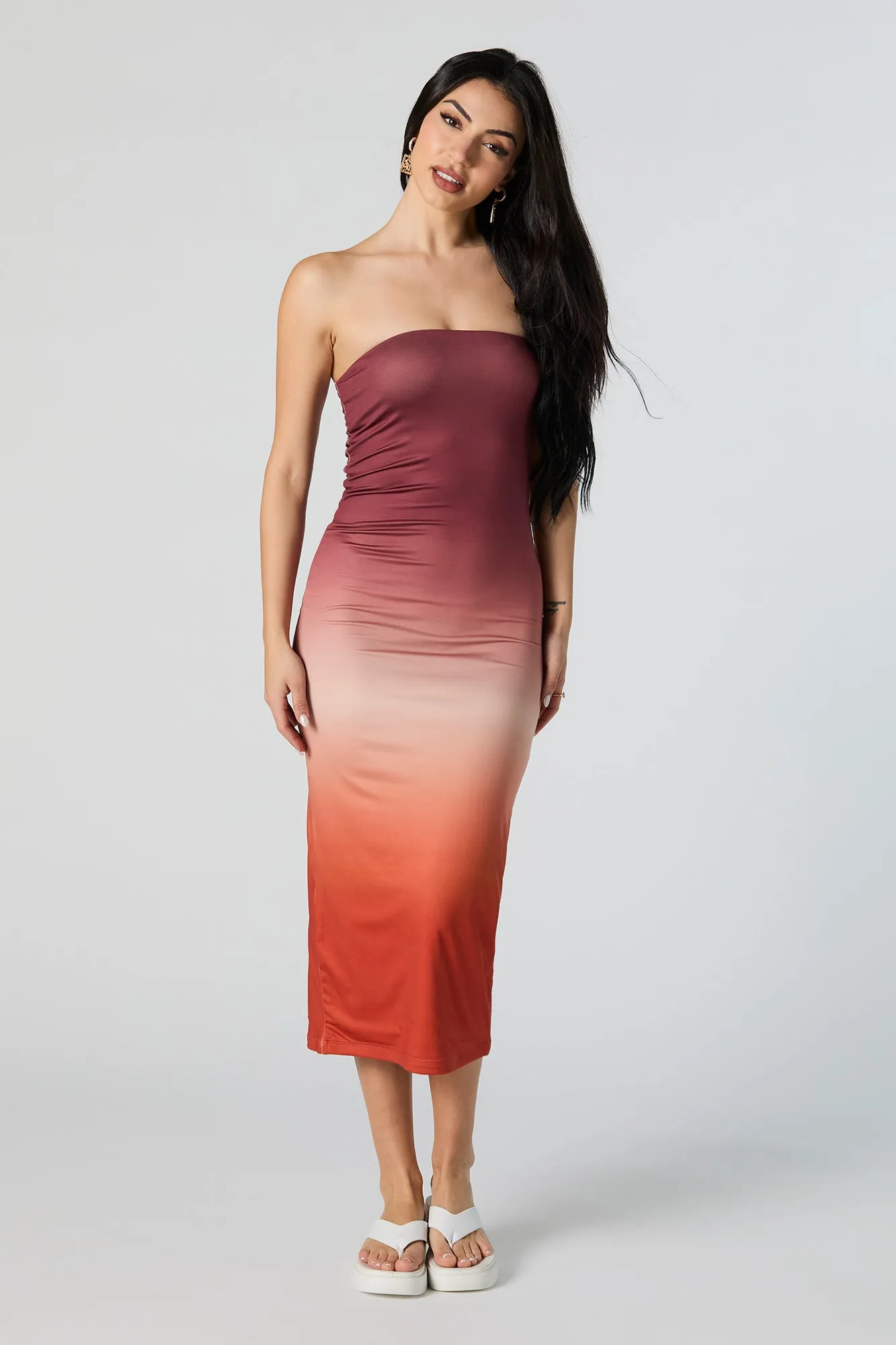 Contour Tube Bodycon Midi Dress sold by Urban Planet product image thumbnail 4