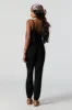 Black Button-Up Cami Jumpsuit sold by Urban Planet
