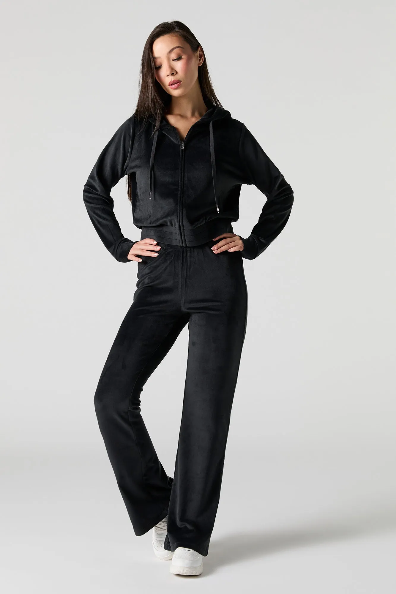 Velour Flare Pant sold by Urban Planet product image thumbnail 5