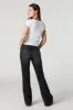 Austin Black Vintage Wash High-Rise Flare Jean sold by Urban Planet