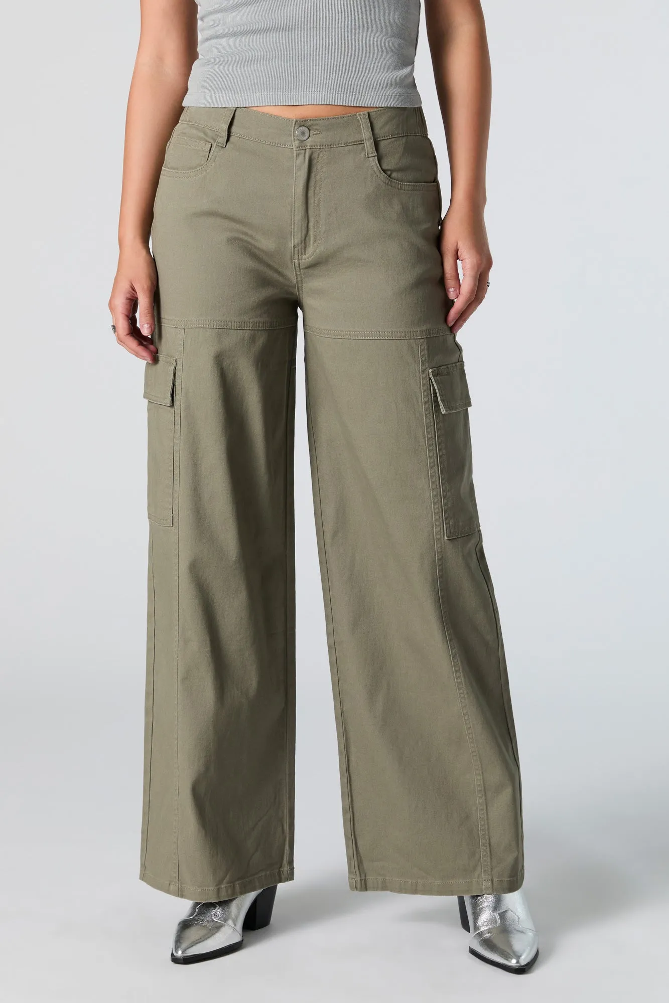 Wide Leg Cargo Pant sold by Urban Planet product image thumbnail 2
