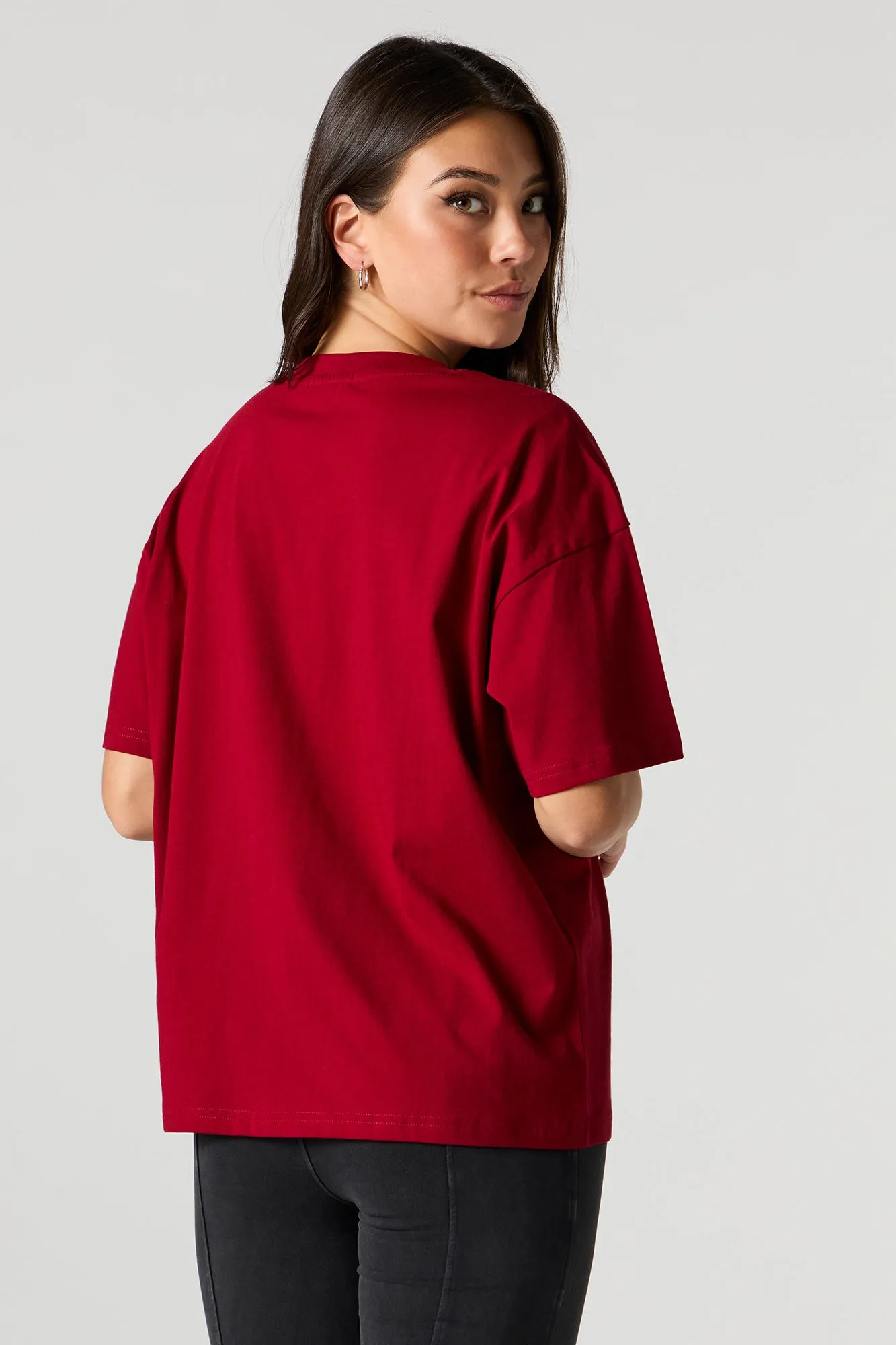 Brooklyn Chenille Embroidered T-Shirt sold by Urban Planet product image thumbnail 3