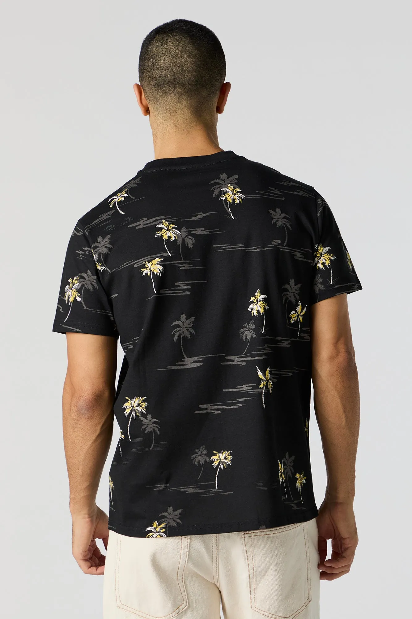 Palm Tree Print T-Shirt sold by Urban Planet product image thumbnail 5