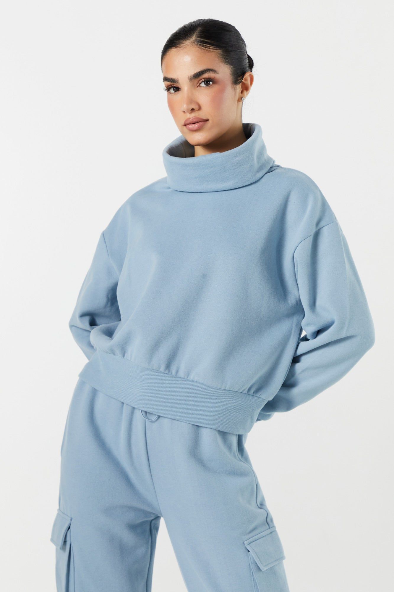 Chandail en molleton à col cheminée sold by Urban Planet product image thumbnail 4