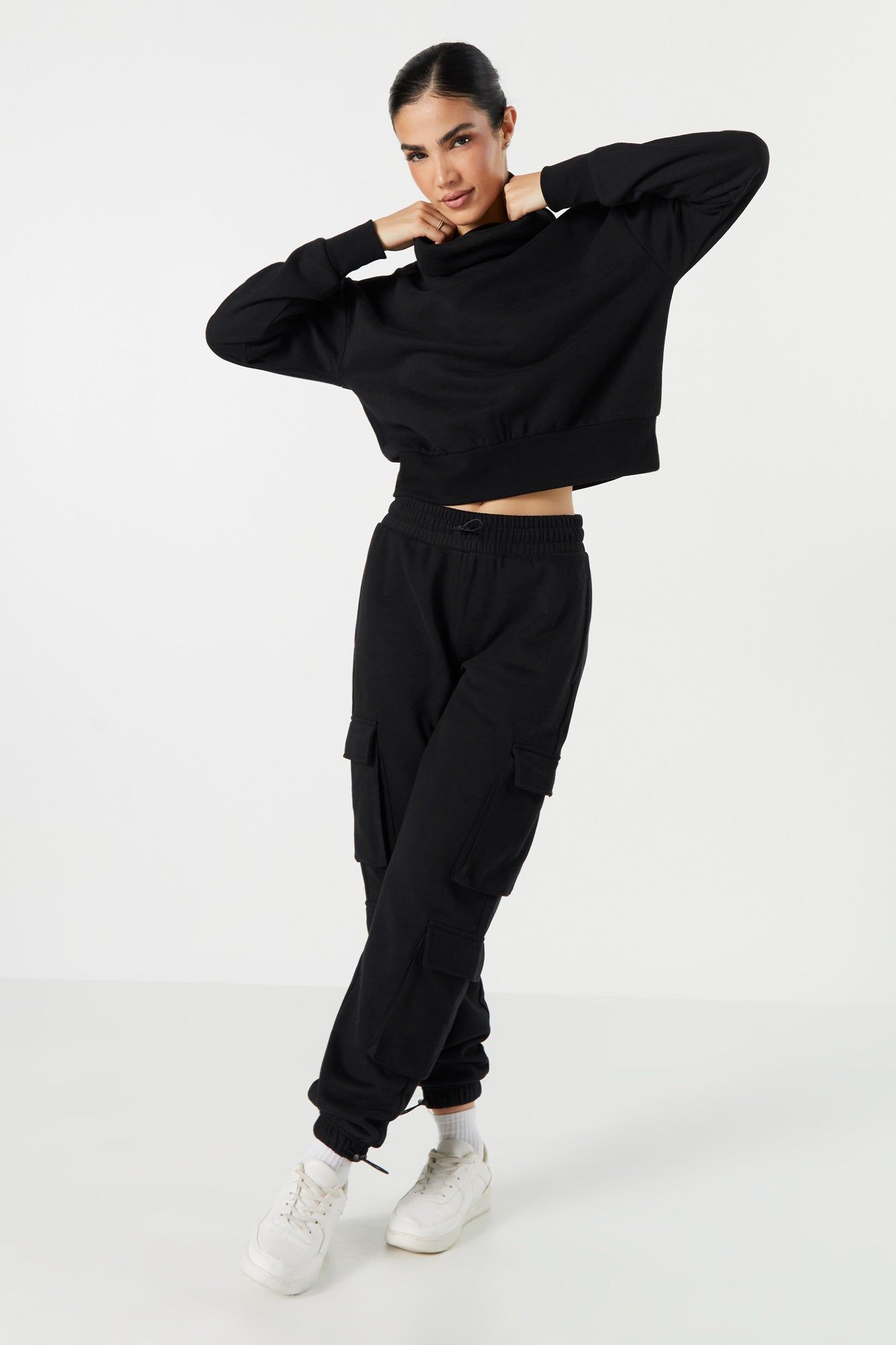 Chandail en molleton à col cheminée sold by Urban Planet product image thumbnail 3