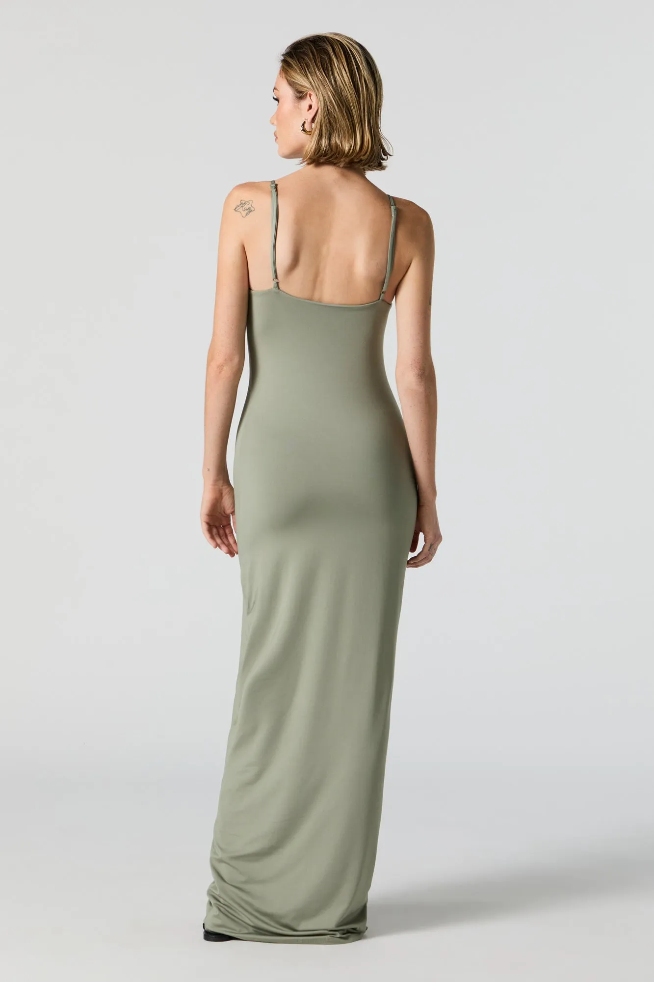 Robe maxi profilée à encolure arrondie sold by Urban Planet product image thumbnail 3