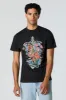 Floral Skeleton Graphic T-Shirt sold by Urban Planet