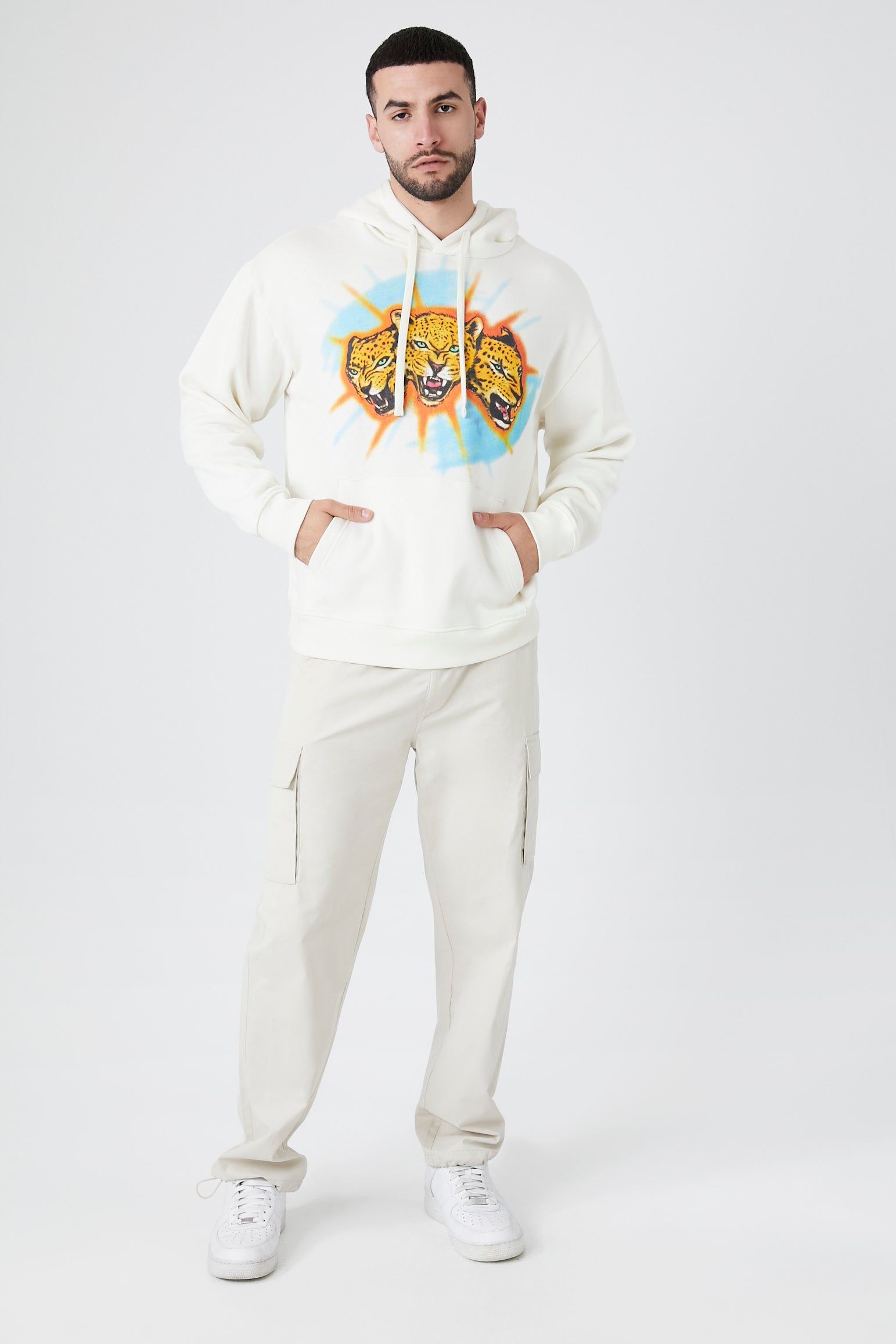 Haut à capuchon avec motif léopard sold by Urban Planet product image thumbnail 4