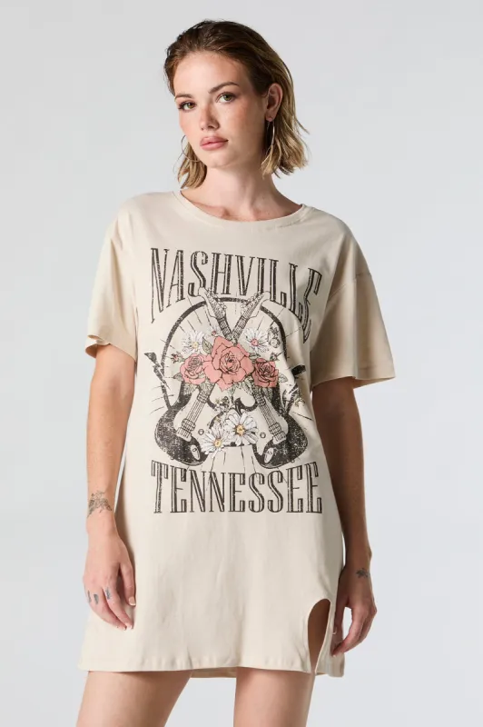 Nashville Tennessee Graphic T-Shirt Dress sold by Urban Planet