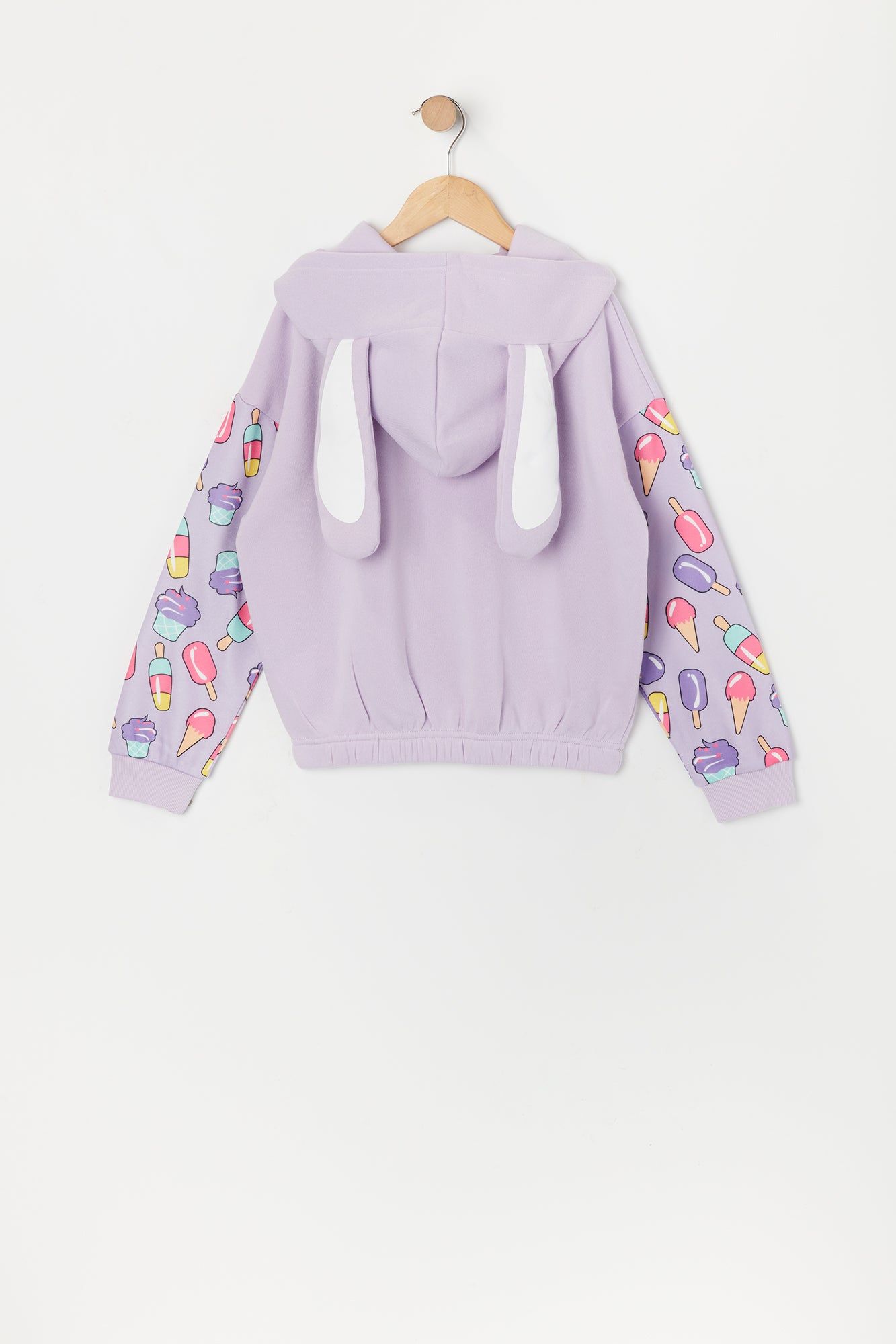 Girls Ice Cream Bunny Character Hoodie sold by Urban Planet product image thumbnail 3