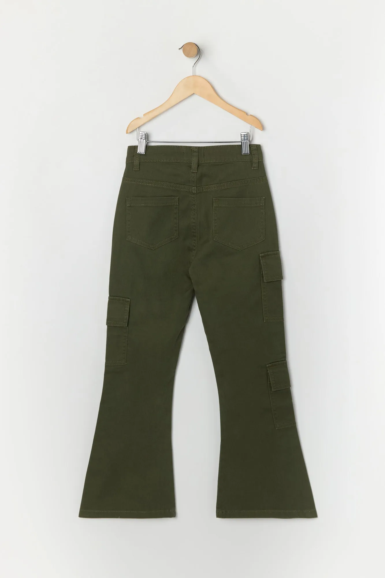 Pantalon cargo à jambe évasée pour fille sold by Urban Planet product image thumbnail 2
