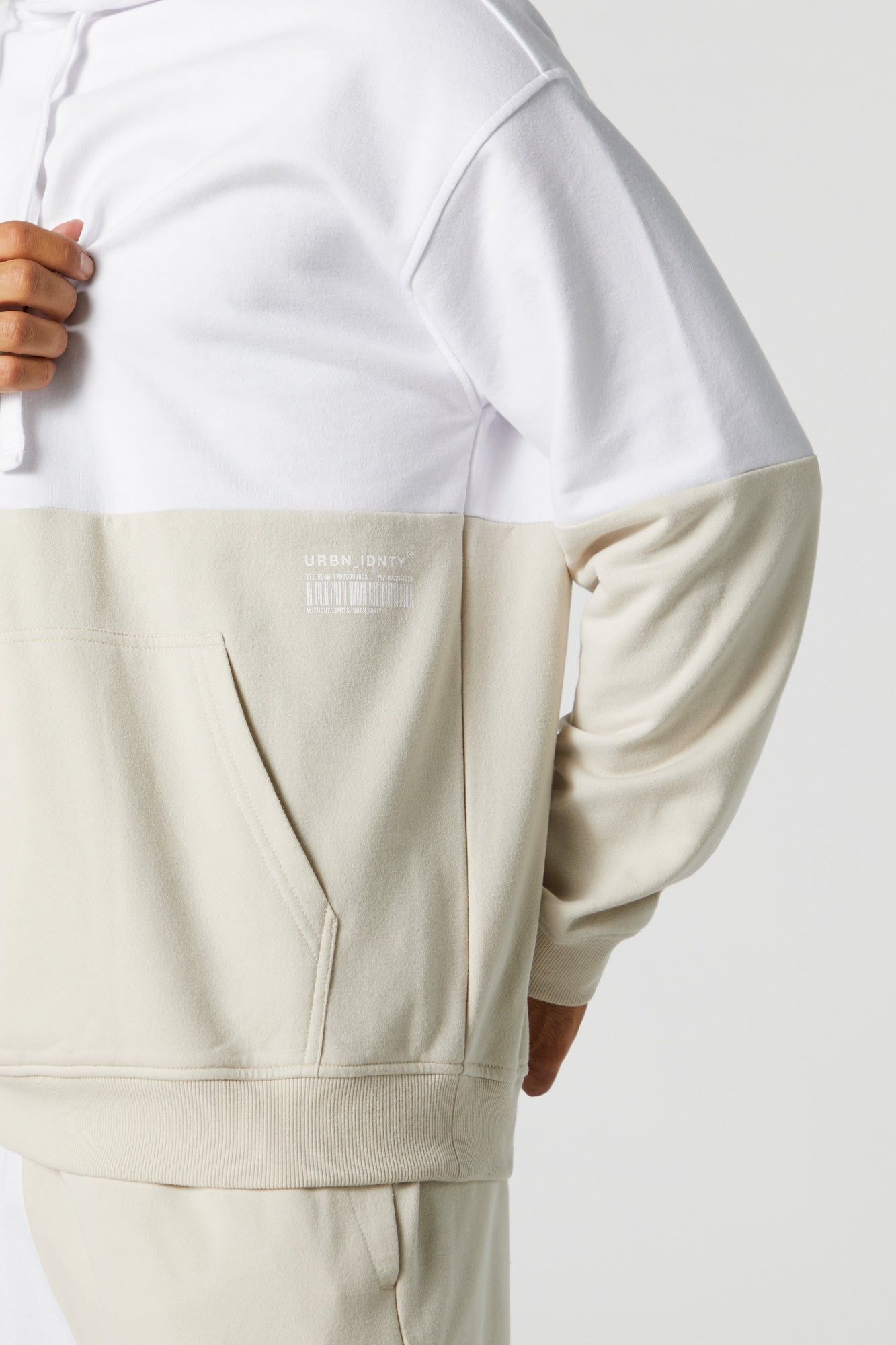 Fleece Colourblock Hoodie sold by Urban Planet product image thumbnail 4