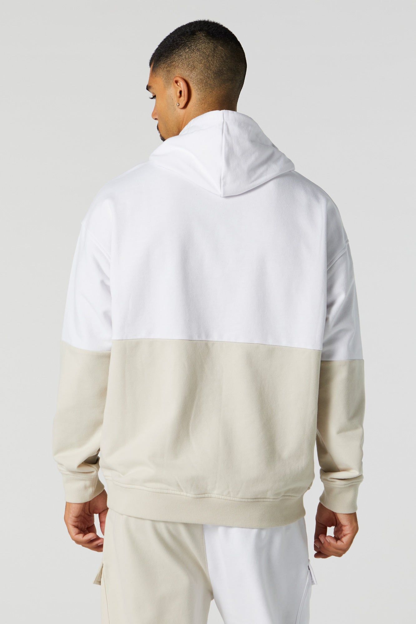 Fleece Colourblock Hoodie sold by Urban Planet product image thumbnail 2