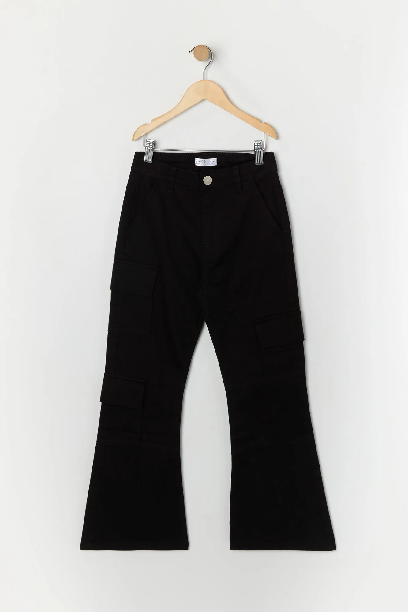 Pantalon cargo à jambe évasée pour fille sold by Urban Planet product image thumbnail 5