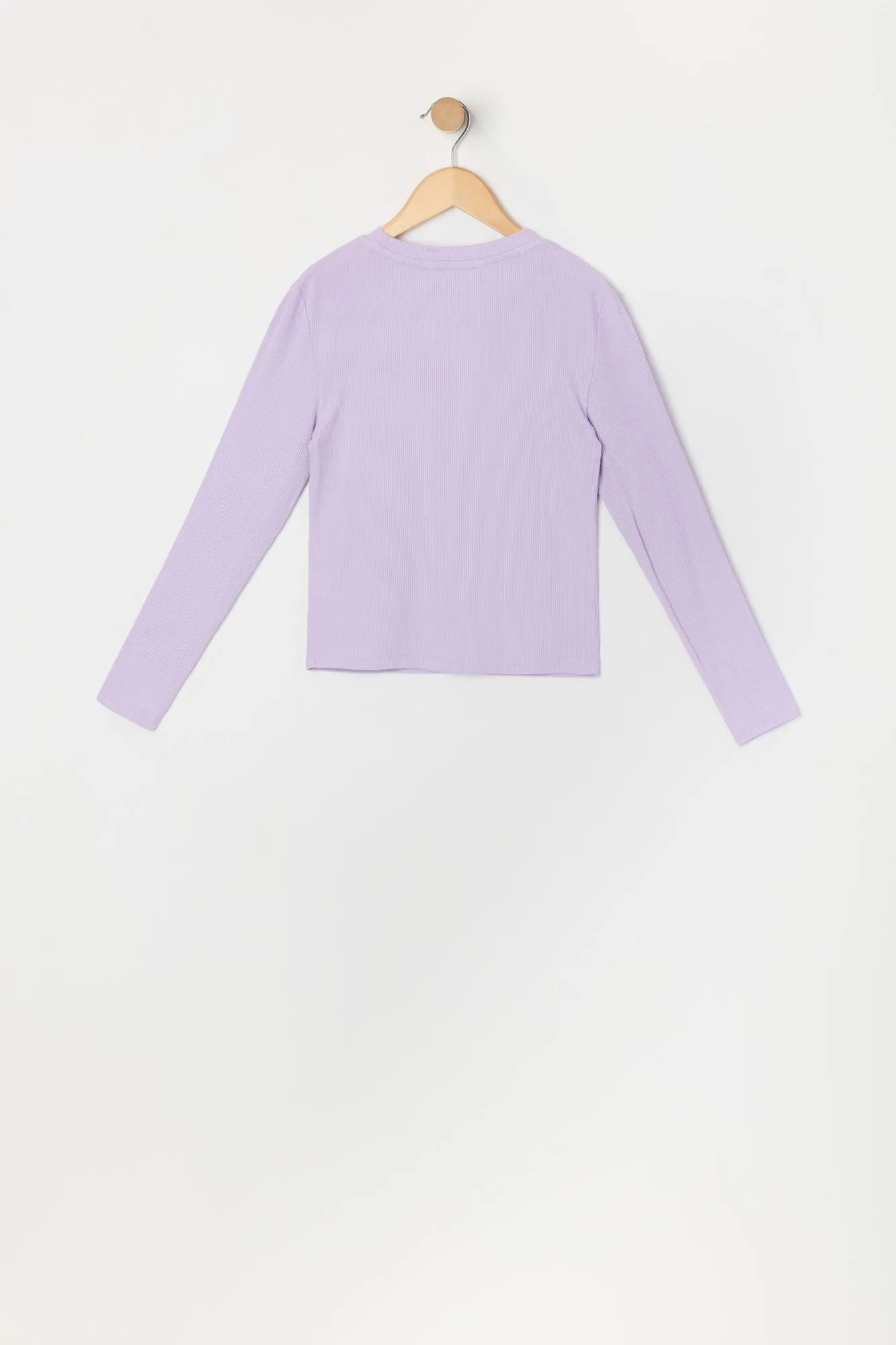 Girls Rhinestone Butterfly Long Sleeve Top sold by Urban Planet product image thumbnail 2