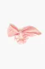 Crinkled Satin Bow Hair Scrunchie sold by Urban Planet
