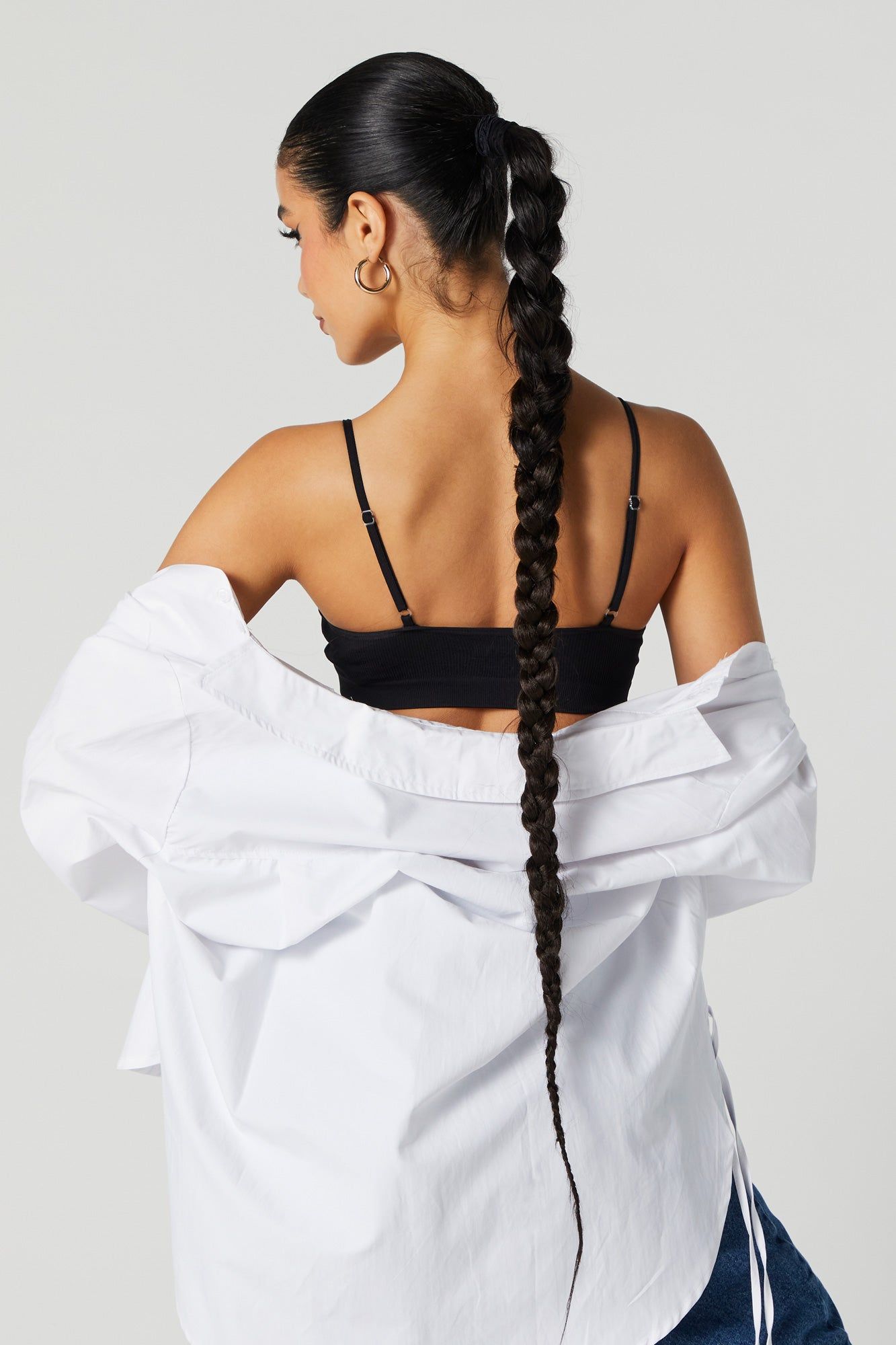 Bralette côtelée sans couture à encolure en V sold by Urban Planet product image thumbnail 5