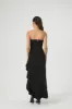 Sweetheart Ruffled Asymmetrical Maxi Dress sold by Urban Planet