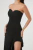 Sweetheart Ruffled Asymmetrical Maxi Dress sold by Urban Planet