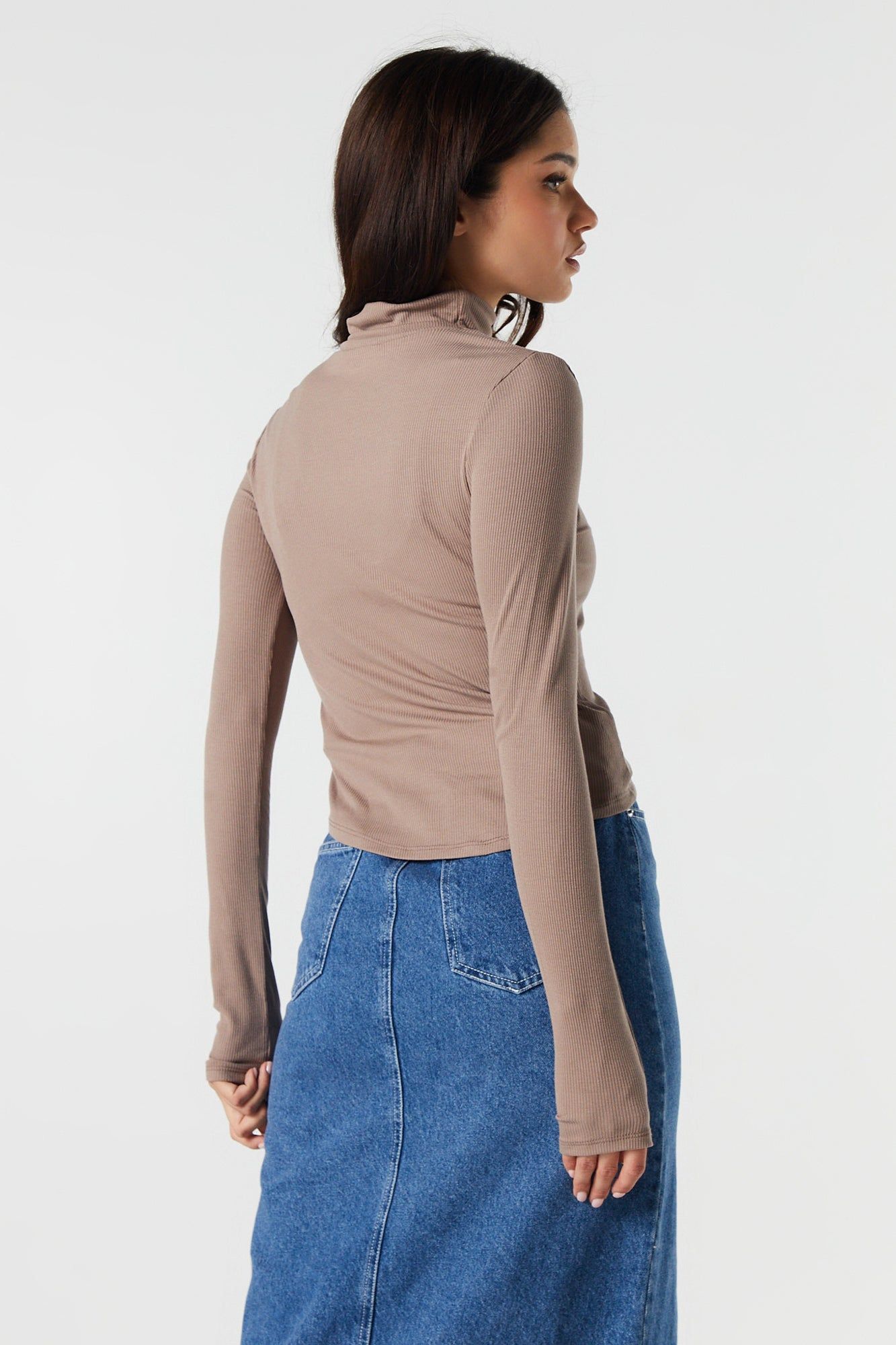 Col roulé côtelé à manches longues sold by Urban Planet product image thumbnail 11