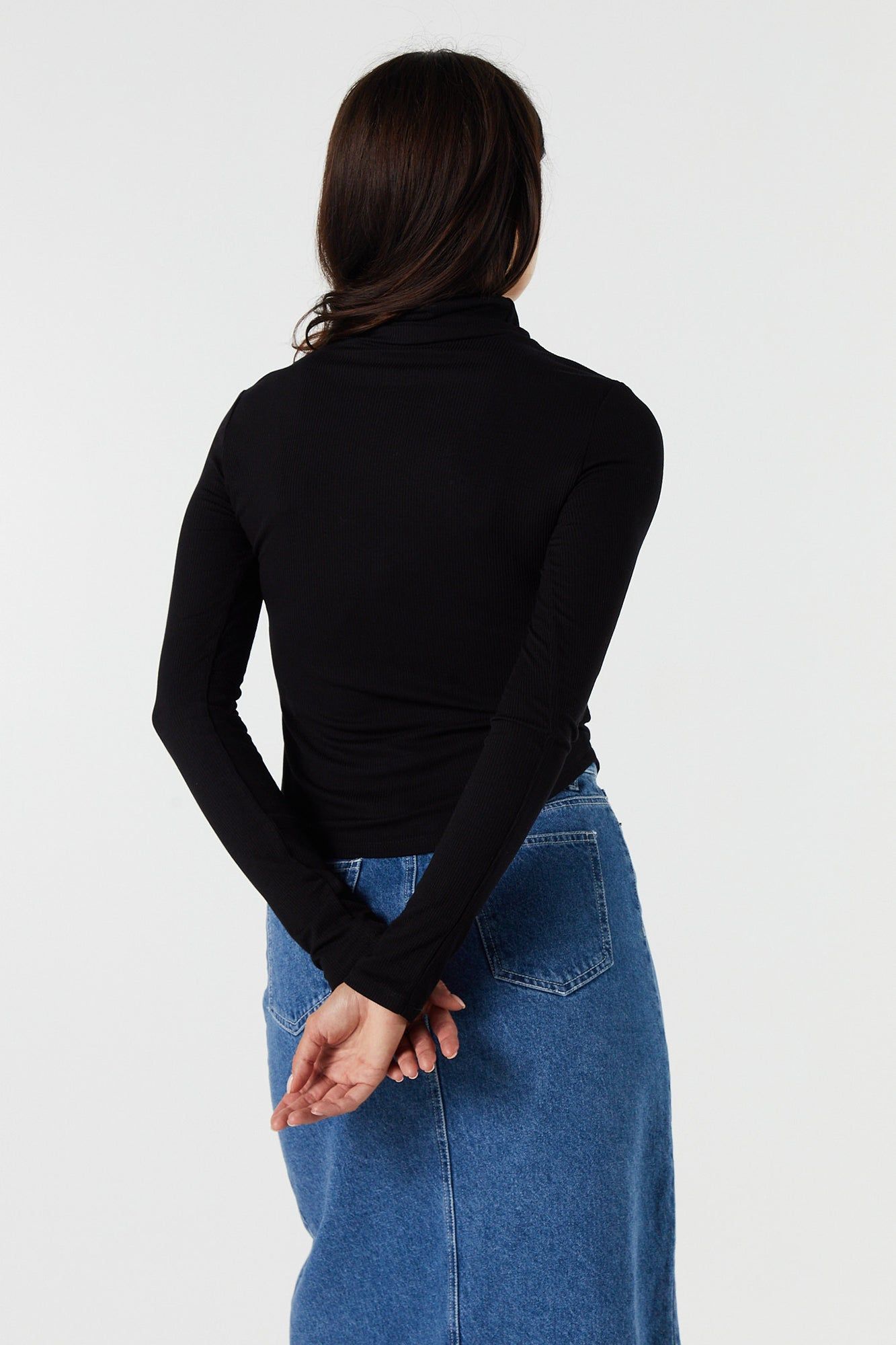 Col roulé côtelé à manches longues sold by Urban Planet product image thumbnail 5