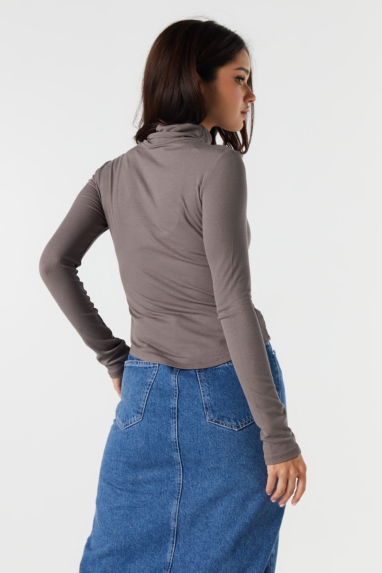 Col roulé côtelé à manches longues sold by Urban Planet product image thumbnail 14