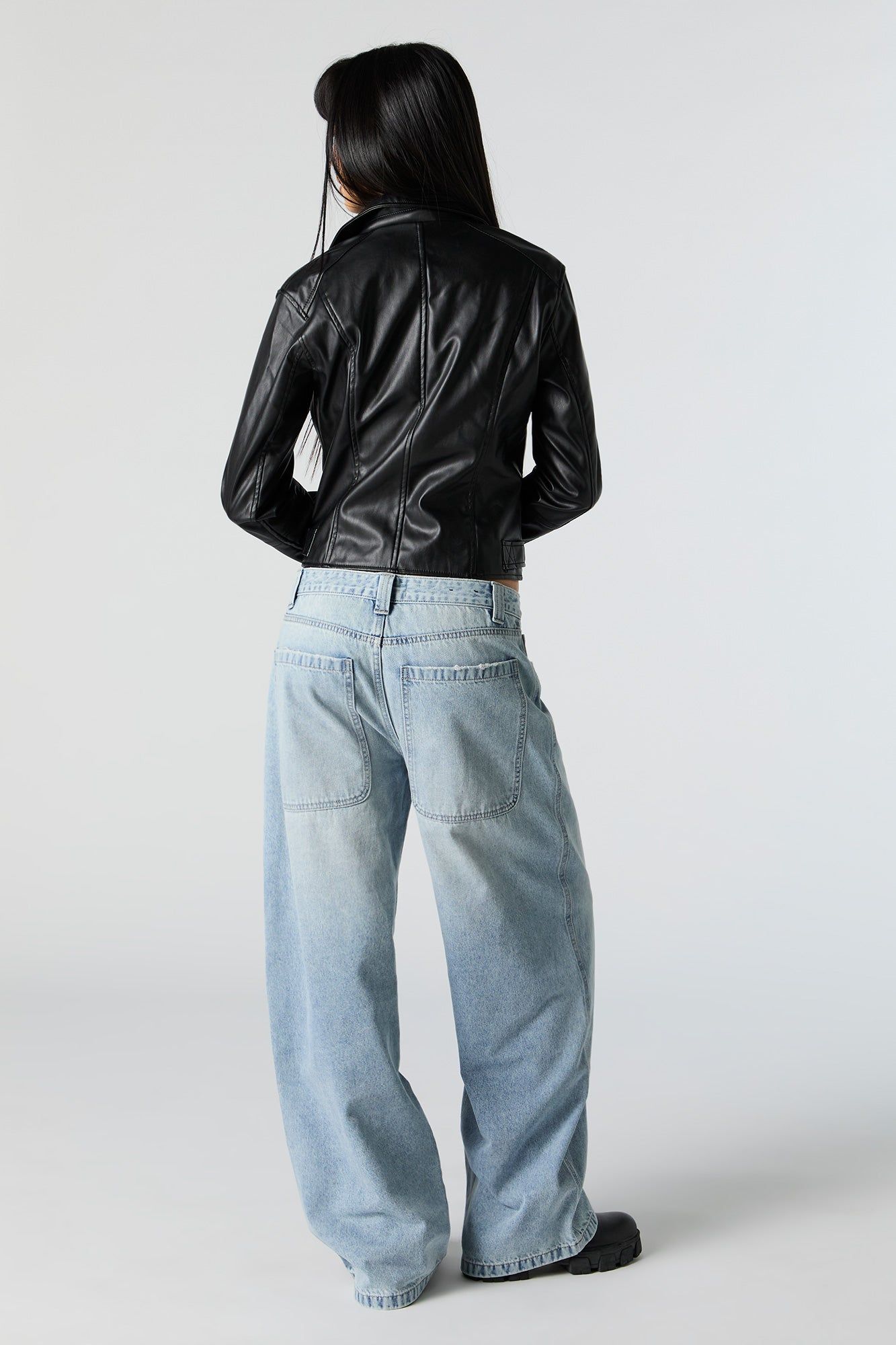 Low Rise Slouchy Oversized Jean sold by Urban Planet product image thumbnail 3