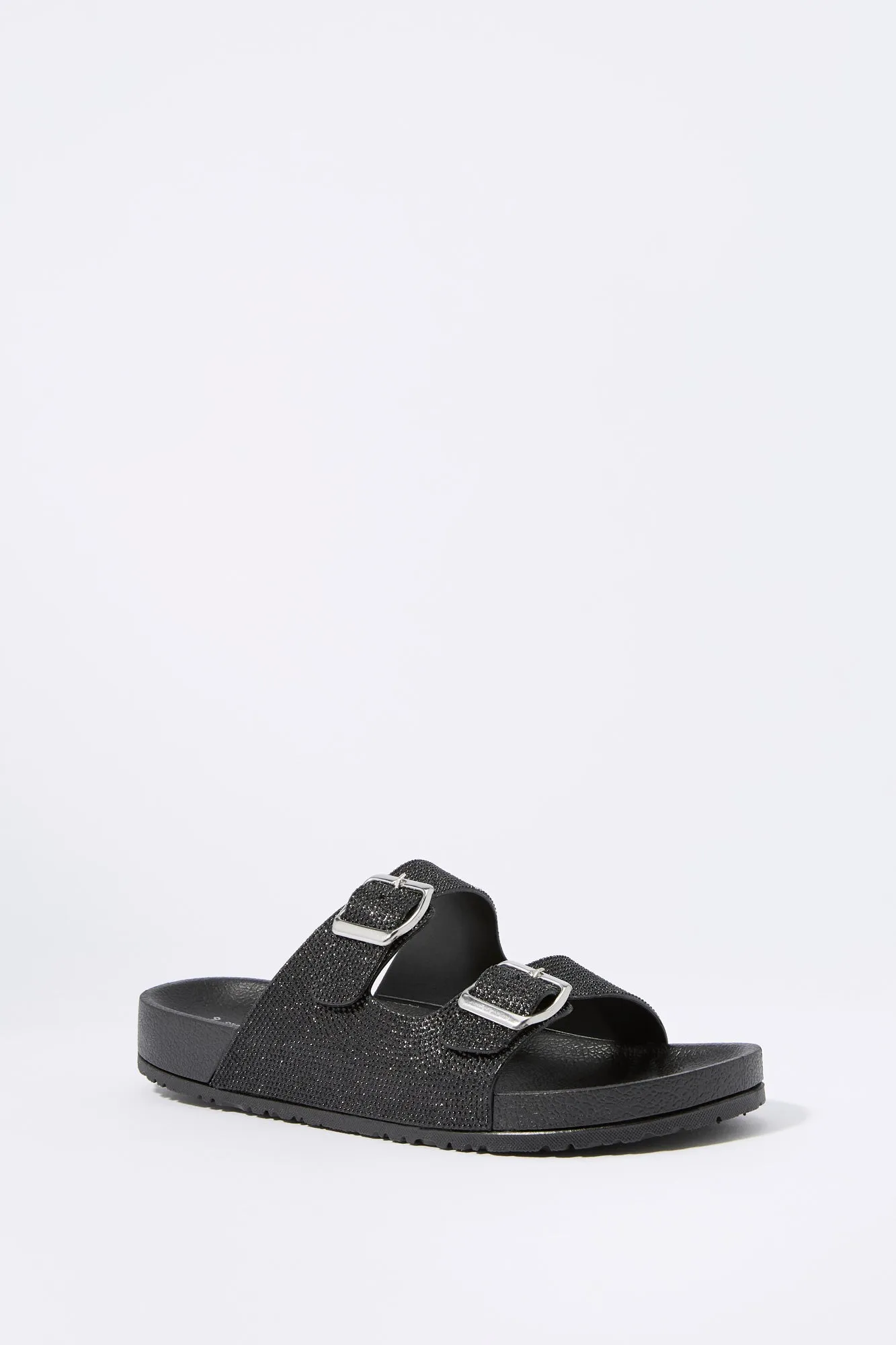 Rhinestone Double Buckle Sandal sold by Urban Planet product image thumbnail 2